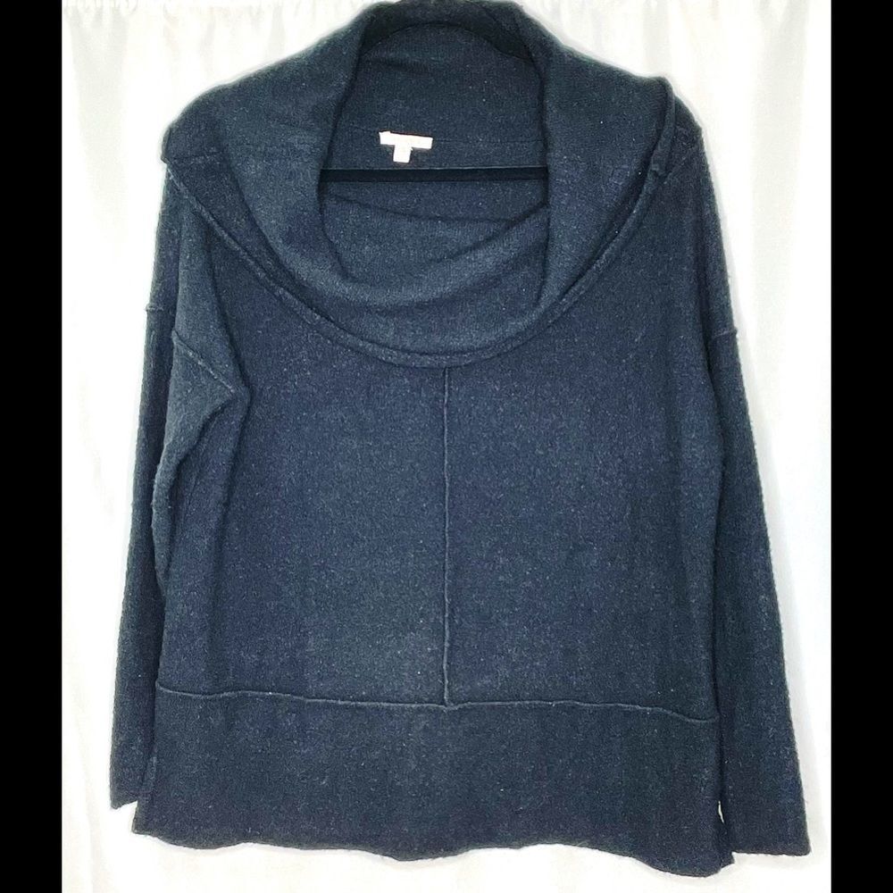Anama Black Cowl Neck Sweater Size S